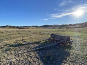 Old Seeder and Old Hay Ground Montana Missouri Breaks Wolf Creek Ranch