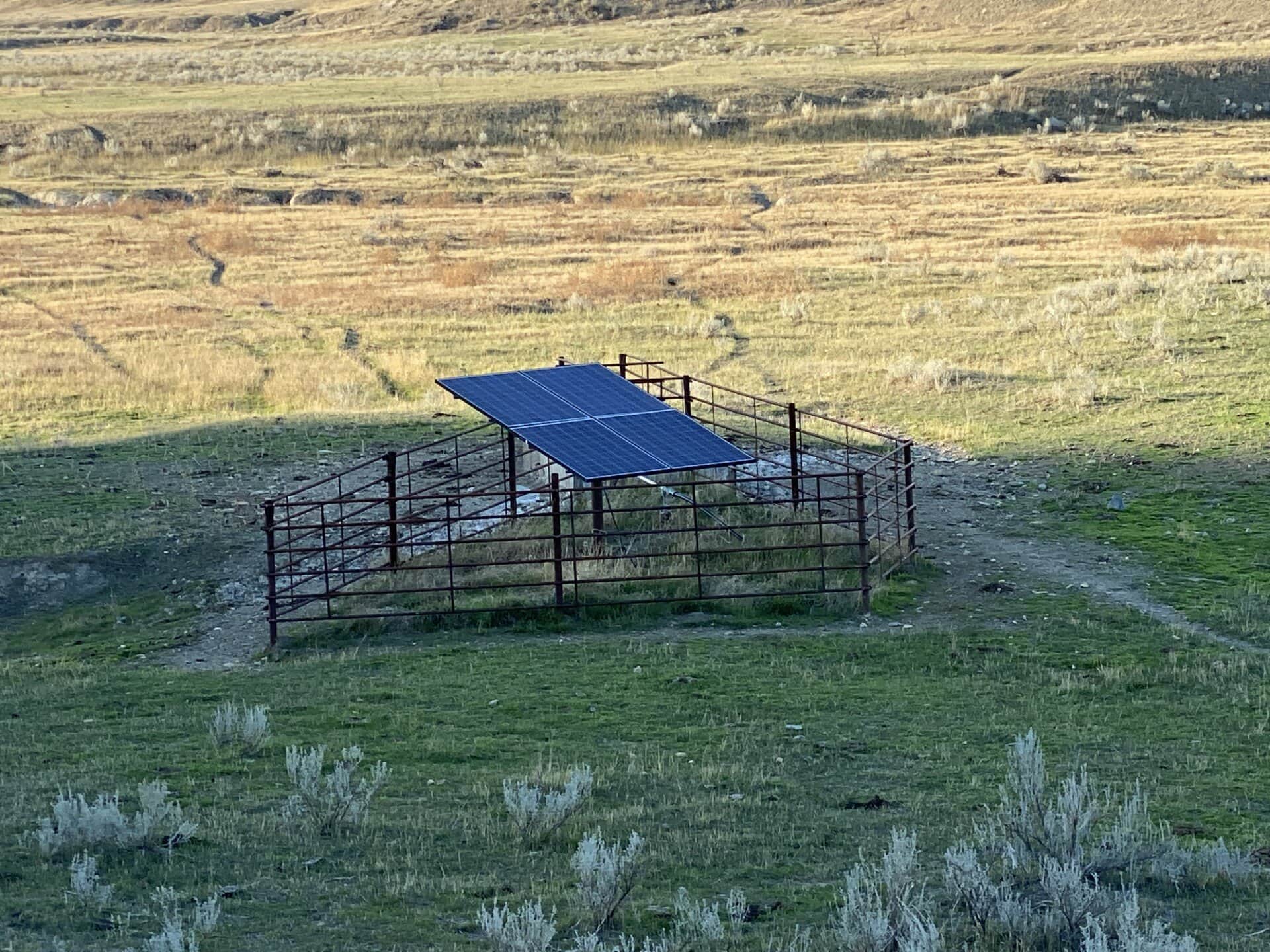 Solar Pump Montana Missouri Breaks Wolf Creek Ranch