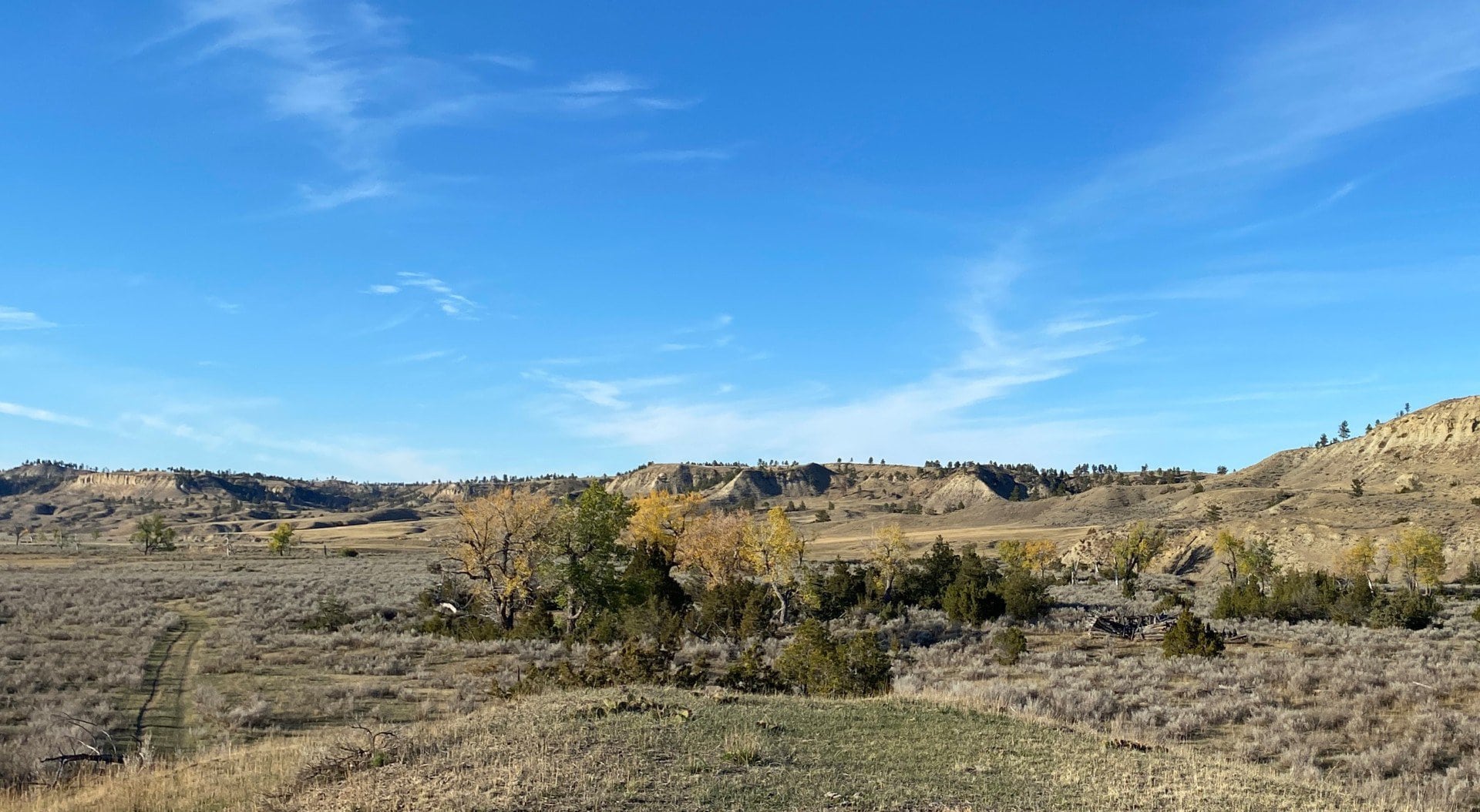 West End of Nancy Russel Creek Montana Missouri Breaks Wolf Creek Ranch