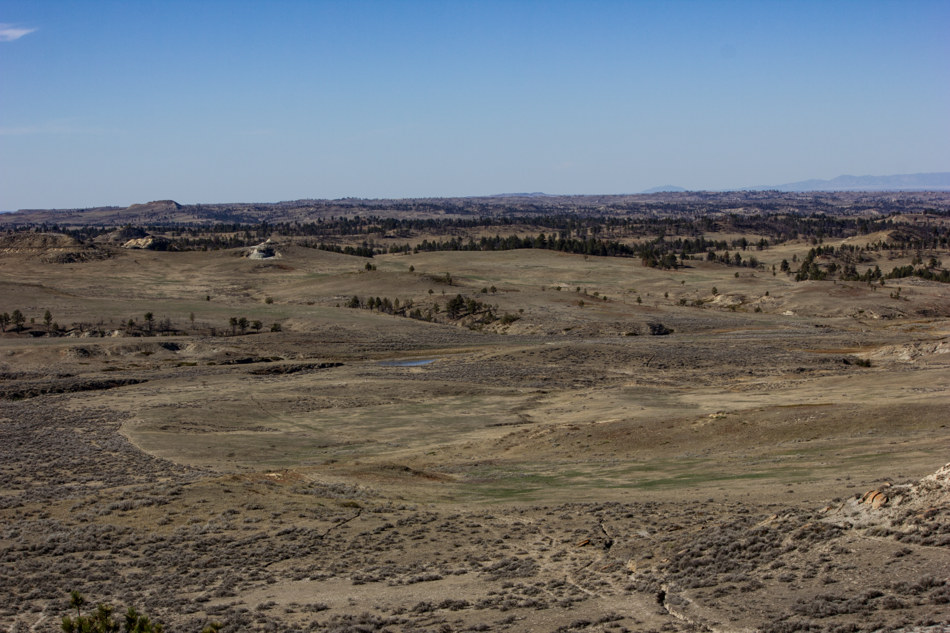 Looking northwest on the Montana Missouri River Breaks Square Butte Ranch