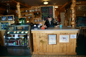 coffeehouse counter alaska earthsong lodge.JPG