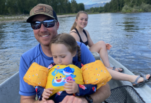 Dan Mahoney Real Estate Agent family boating