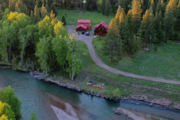 montana property for sale blackfoot river retreat