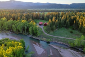 river cabin montana blackfoot river retreat