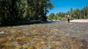 wade fishing montana blackfoot river retreat