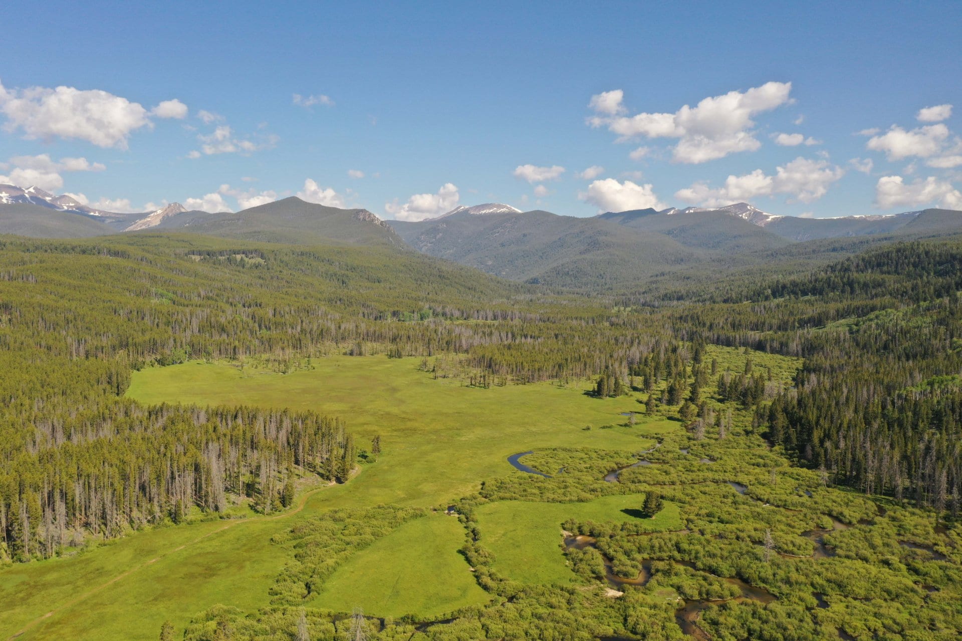 Aerial-Marsh-montana-sundance-ranch-on-la-marche-creek