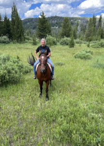 Horseback riding in Pintler Wilderness Montana Sundance Ranch on La Marche Creek