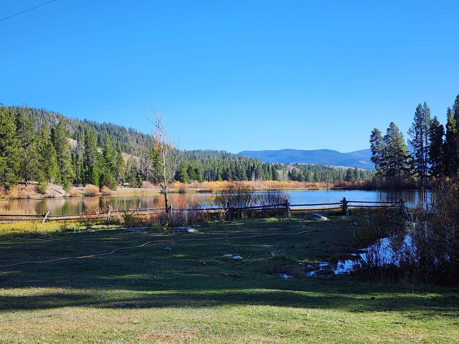 Pond Montana Sundance Ranch on La Marche Creek