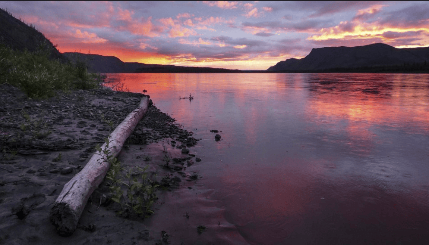 Sunset alaska woodchopper gold claim - photo by NPS Josh Spice