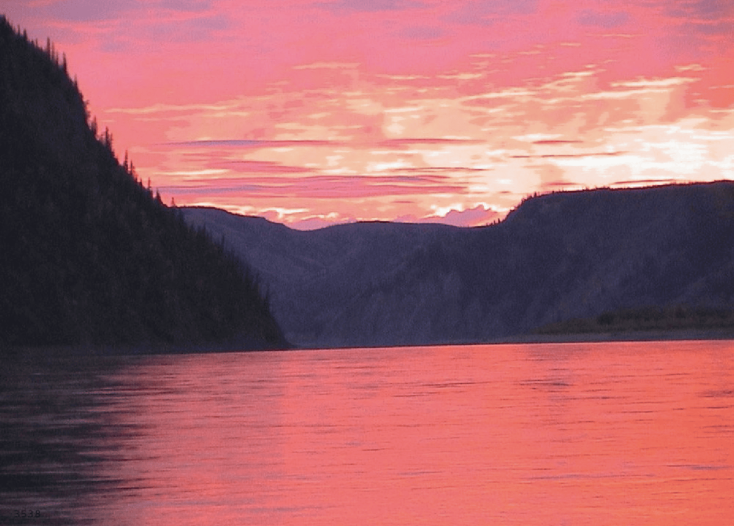 Sunset at slavens roadhouse alaska woodchopper gold claim- photo by NPS