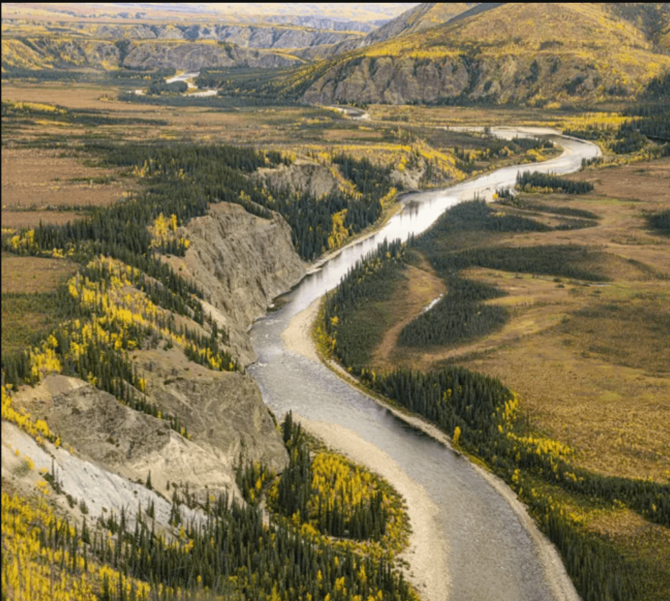 Yukon in the fall alaska woodchopper gold claim - photo by NPS Josh Spice