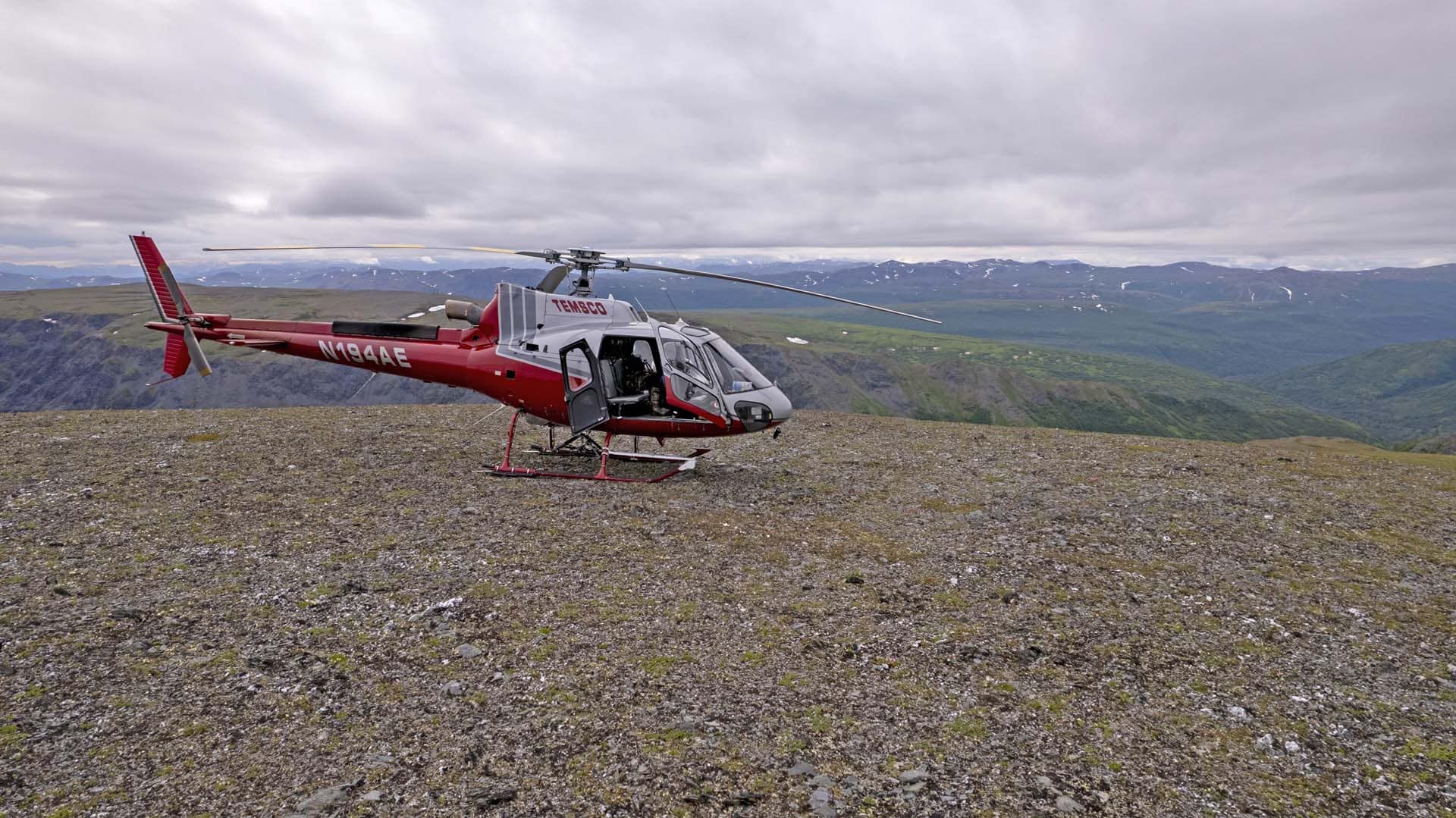 helicopter charter alaska mcwilliams gold claim