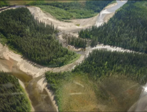 merging creeks alaska woodchopper gold claim - photo by NPS