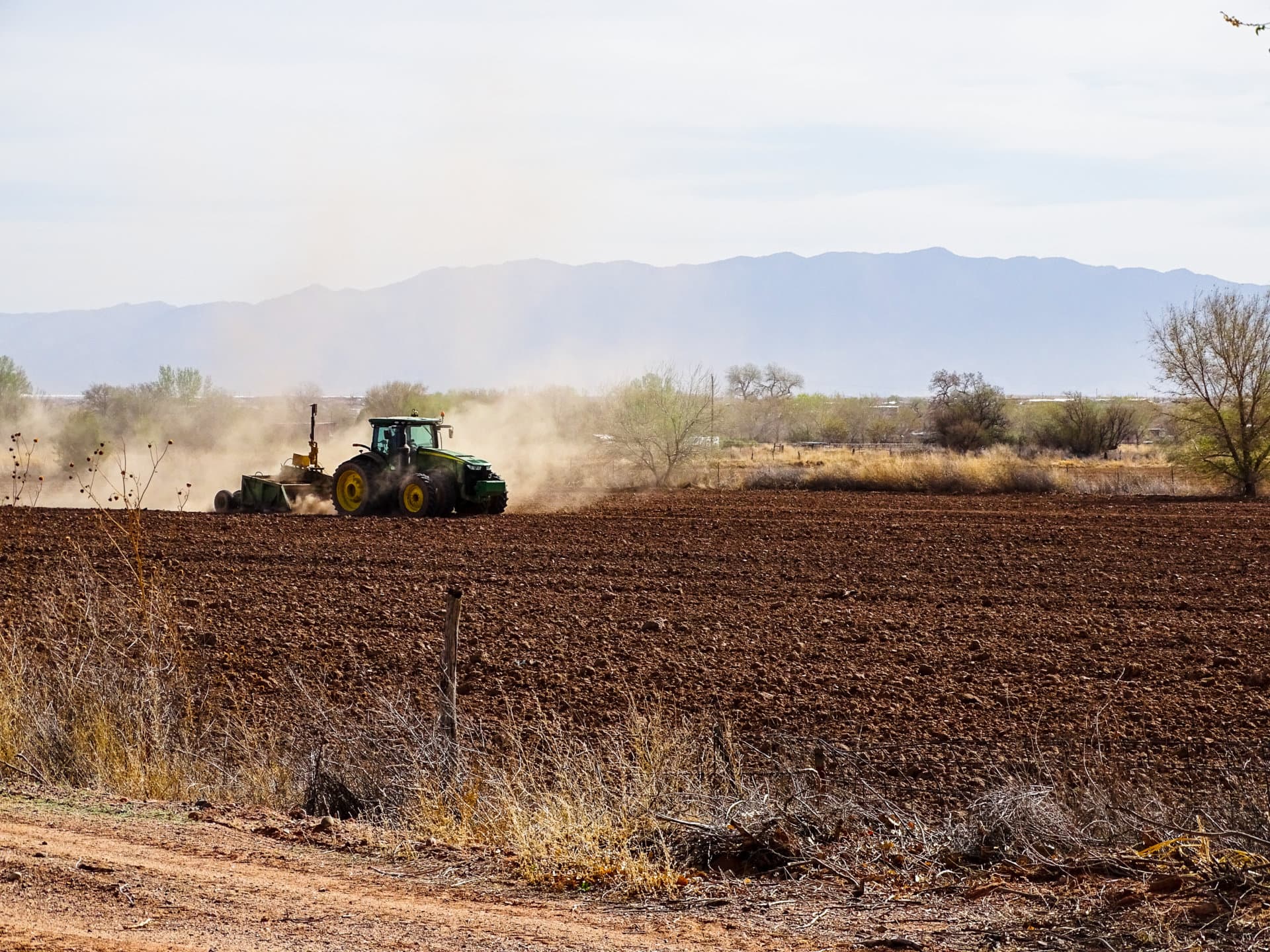 tractor farming new mexico mountain view farm