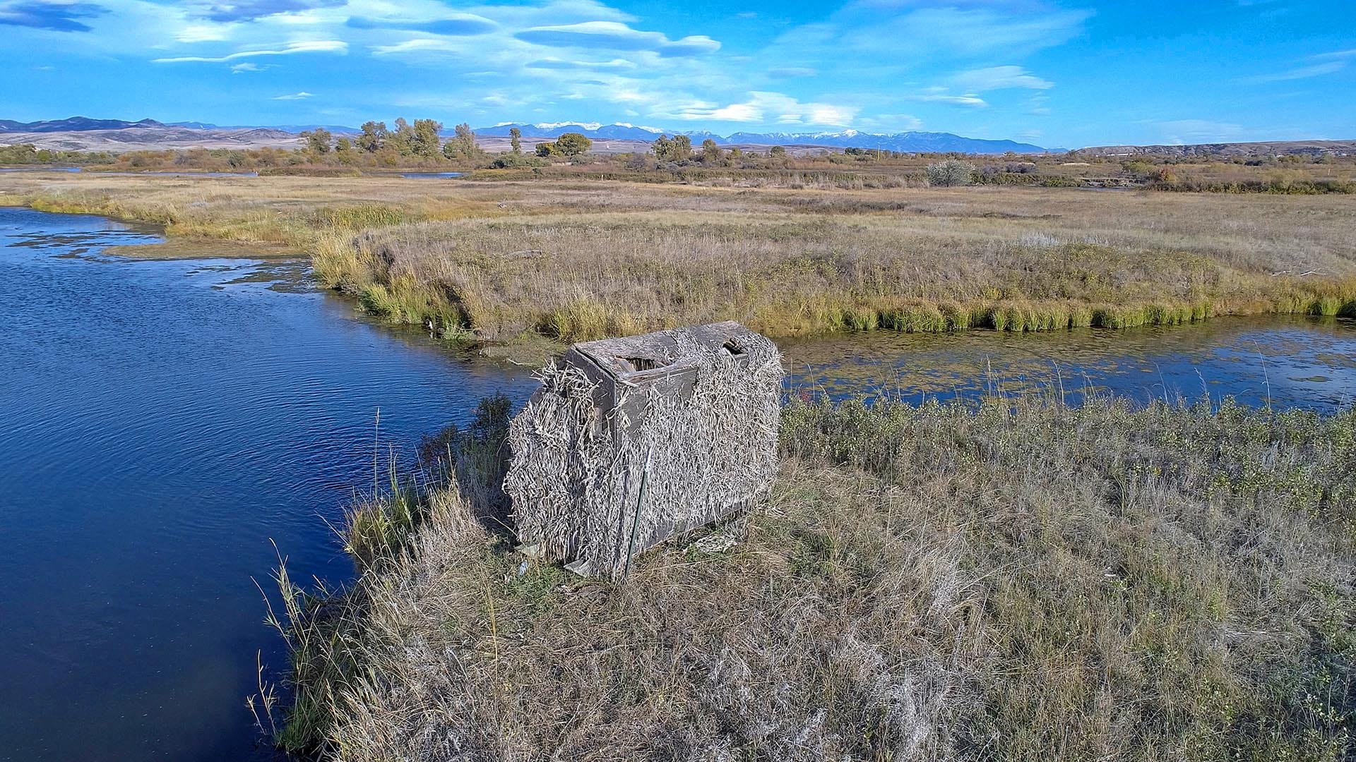 waterfowl blinds montana madison bend ranch