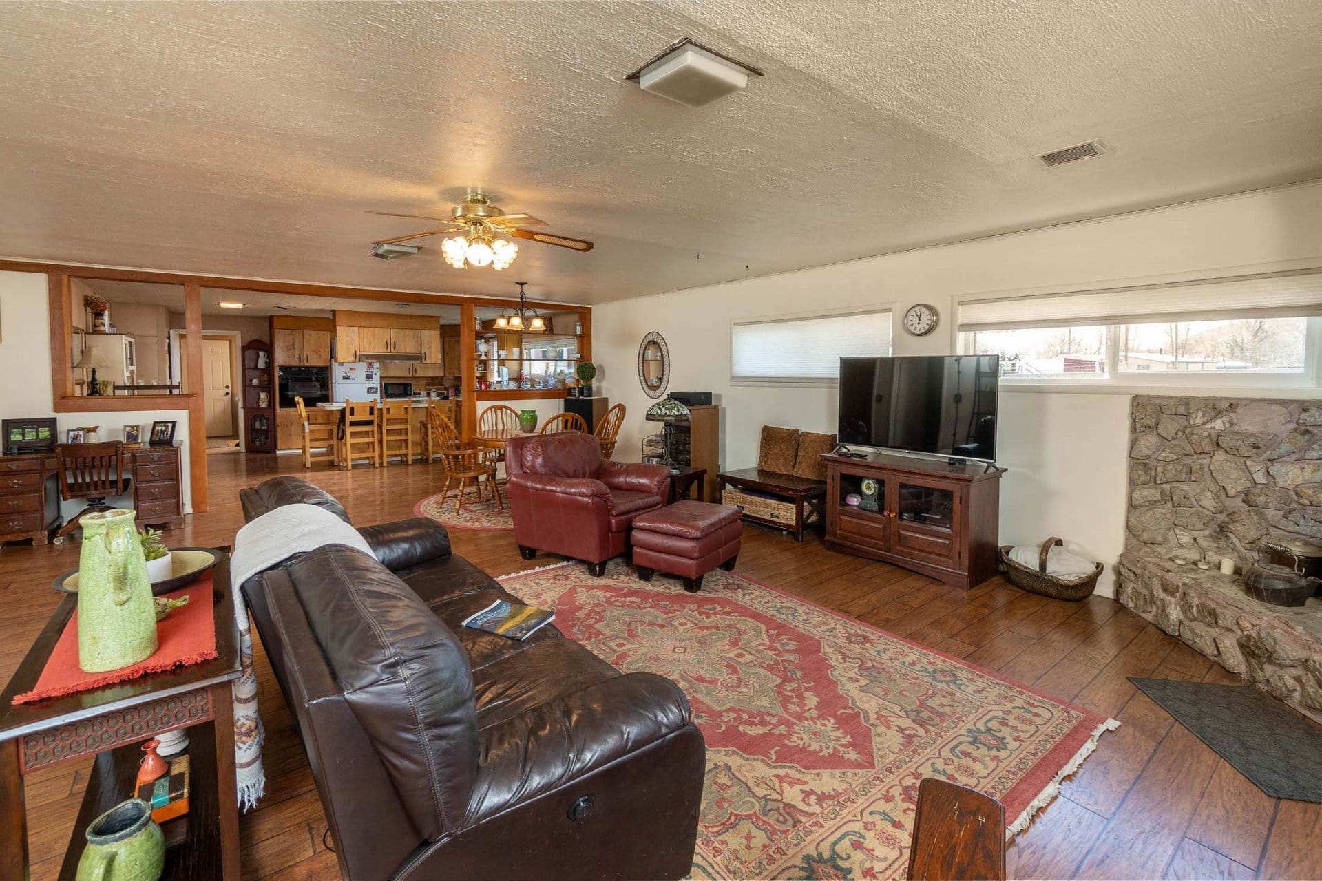 House living room and kitchen oregon paisley mercantile