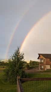 double rainbow cabin montana smith lake overlook