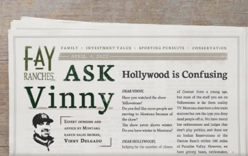 Is the show yellowstone real ask vinny column