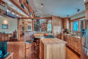 kitchen to living room montana smith lake overlook