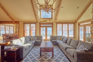 Living Room Montana Flatwater Lodge