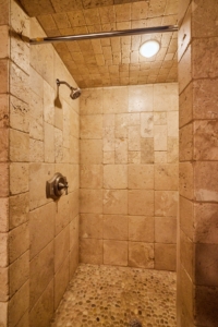 custom shower montana flatwater lodge