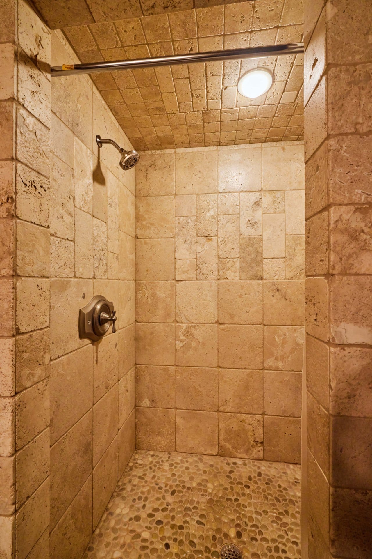 custom shower montana flatwater lodge