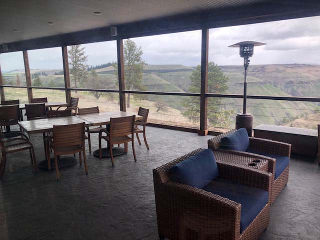 lodge deck view idaho scotlyn ranch