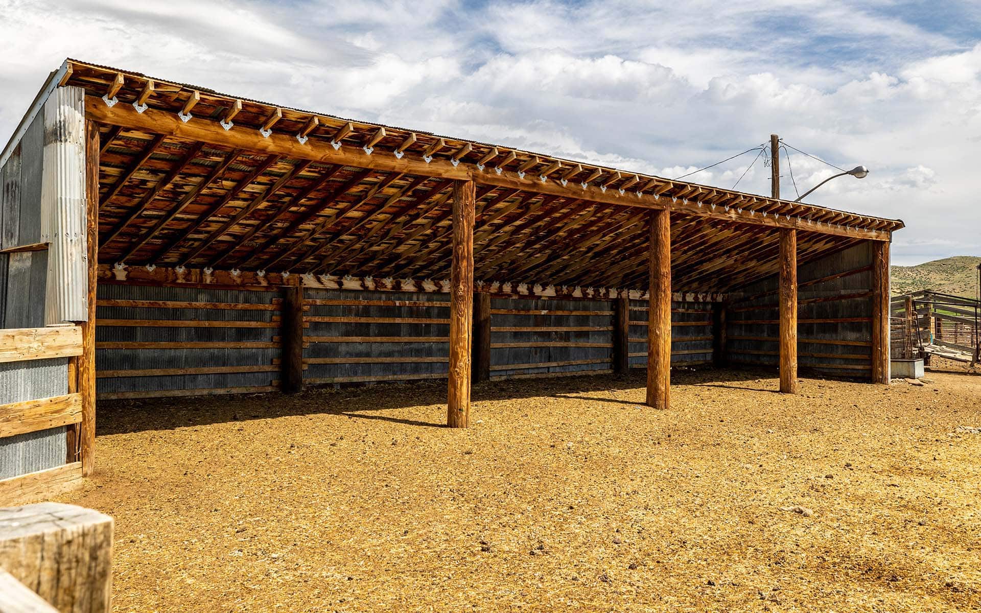 leanto shed wyoming butterfield farm and livestock