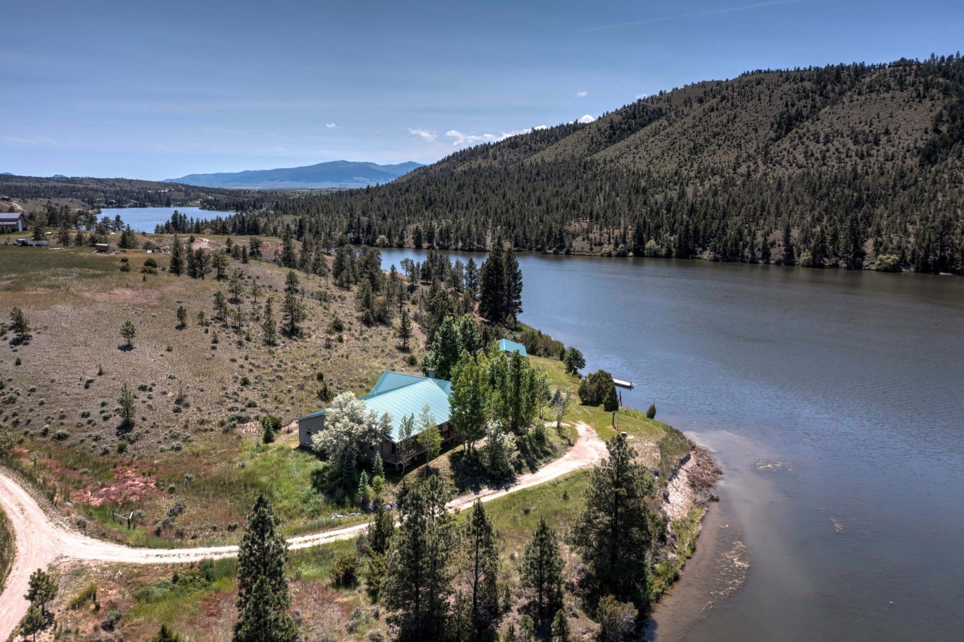 Property Overview toward Causeway Montana Waters Edge on Hauser Lake