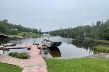 water frontage for sale alaska northwoods lodge