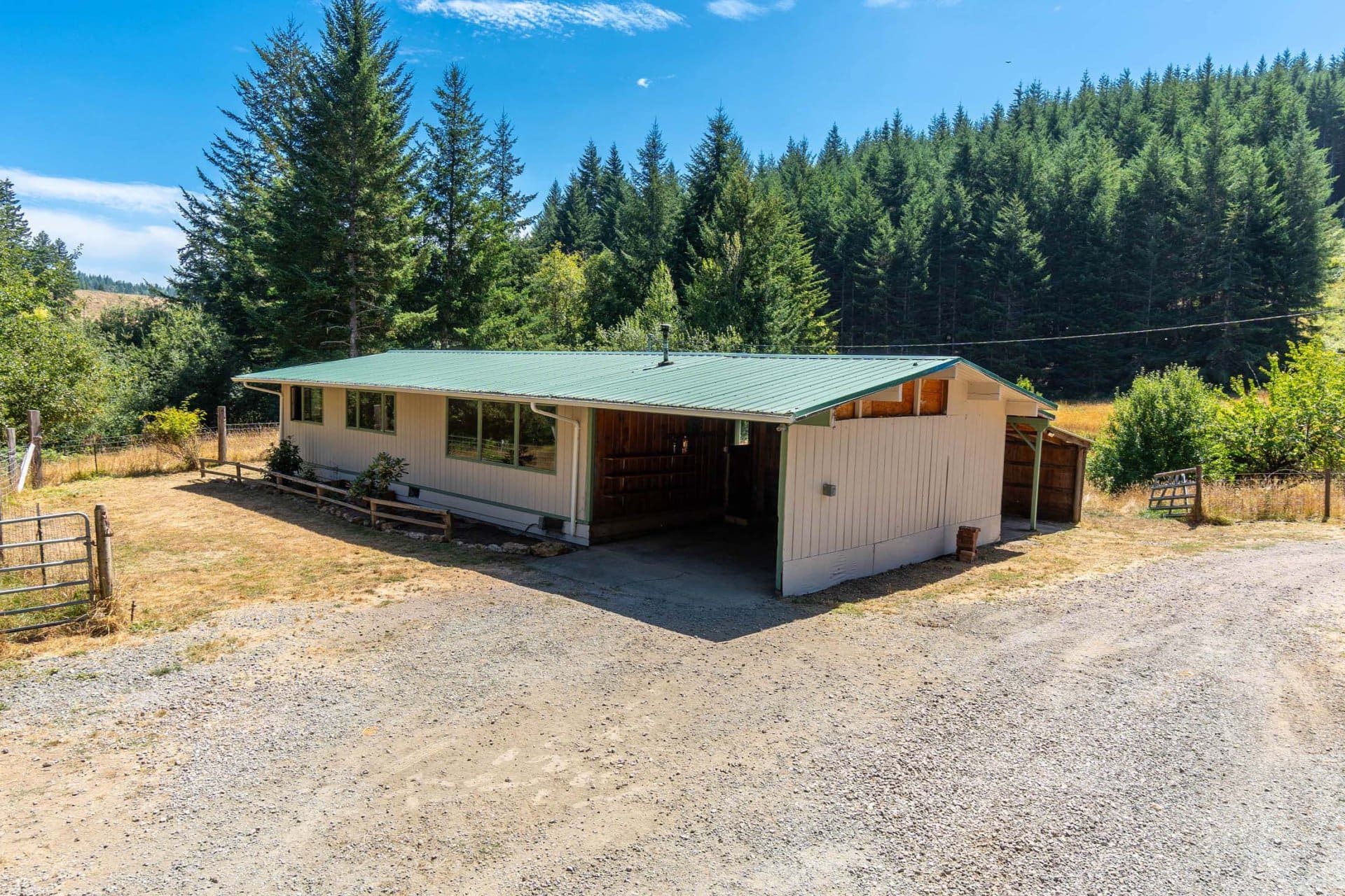 Second house back Oregon Upstream Timber and Cattle Ranch