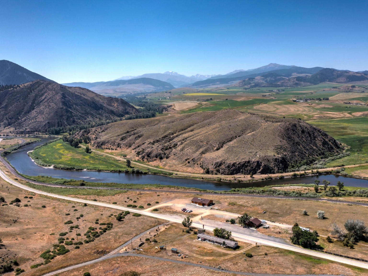 LaHood Park Steakhouseon the Jefferson River Cardwell Montana Fay