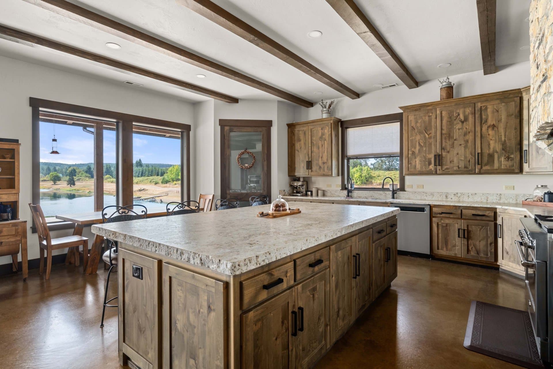 large kitchen island washington valley lake ranch