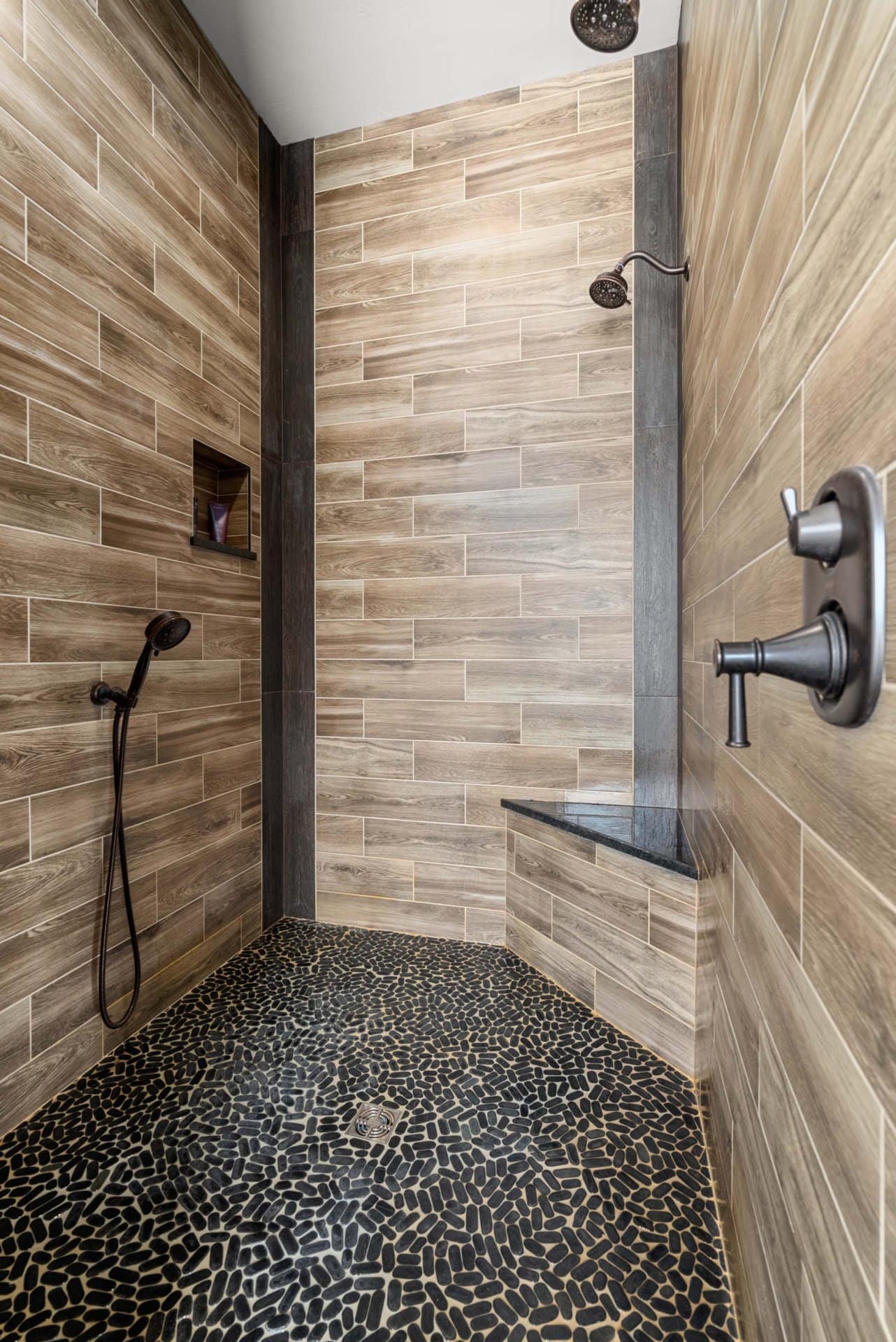 luxury tile shower washington valley lake ranch