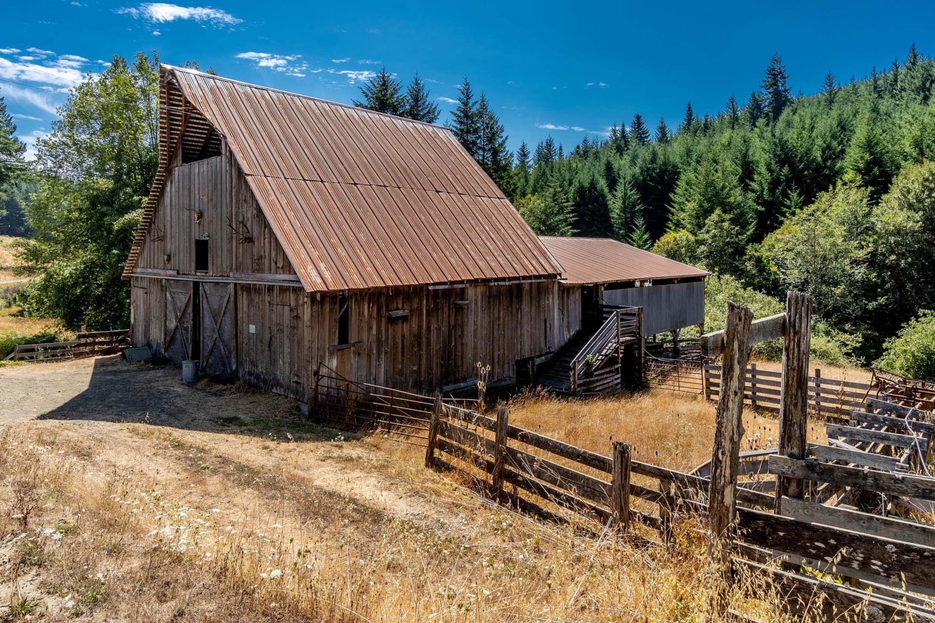 side of barn Oregon Upstream Timber and Cattle Ranch (2)