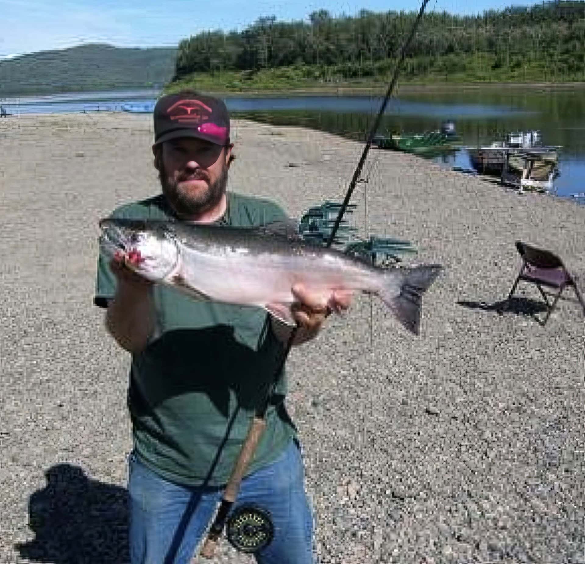 salmon catch alaska aniak