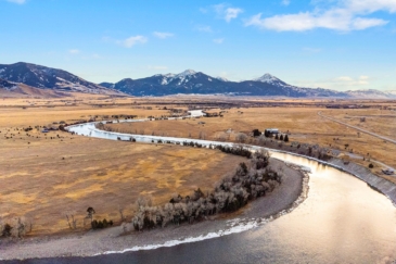 fly fishing property for sale montana yellowstone riverbend