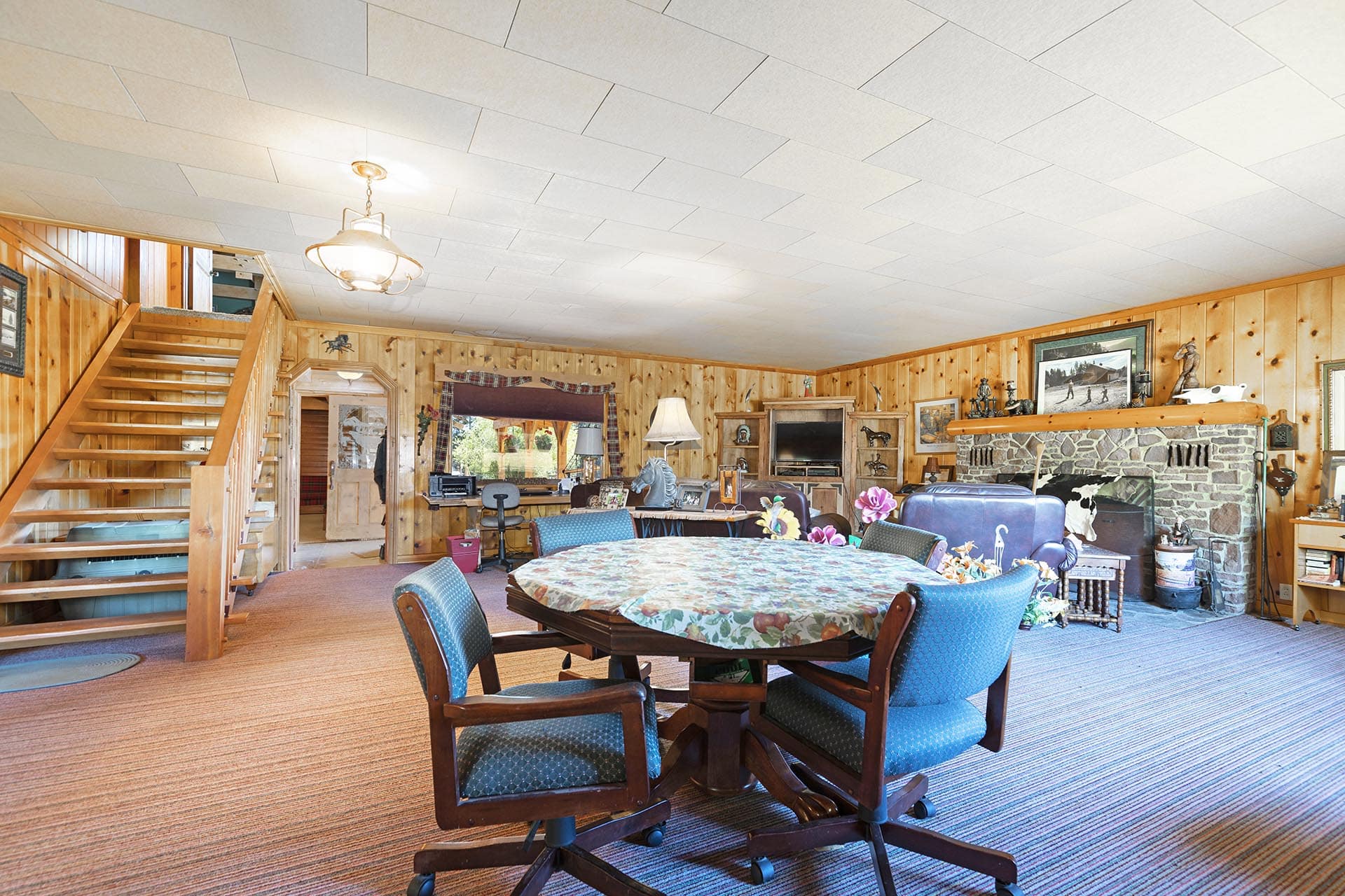 dining area montana big hole river ranch
