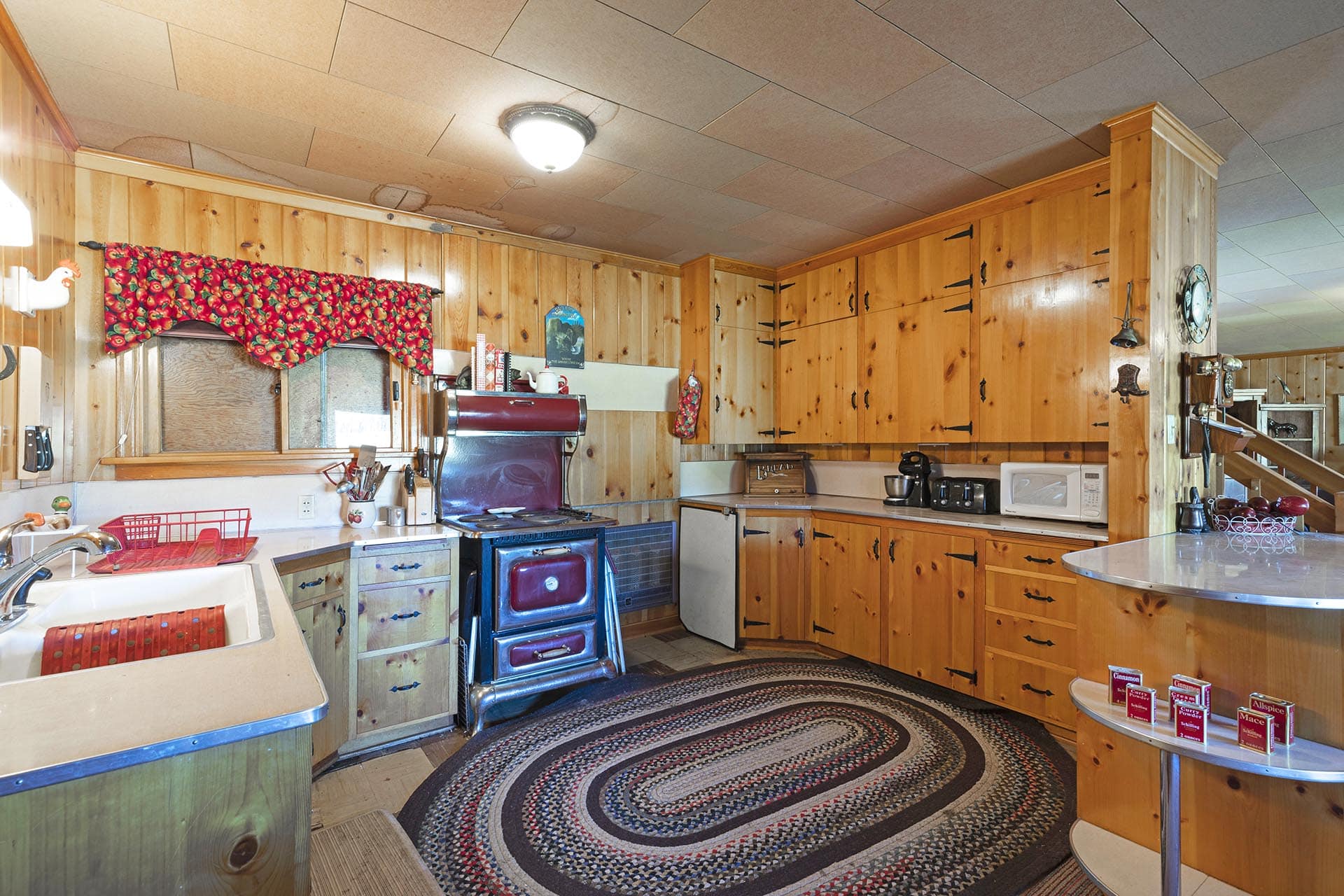 kitchen area montana big hole river ranch