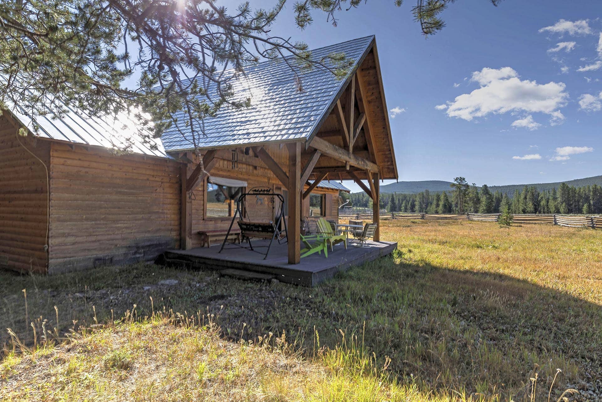 porch with a view montana big hole river ranch
