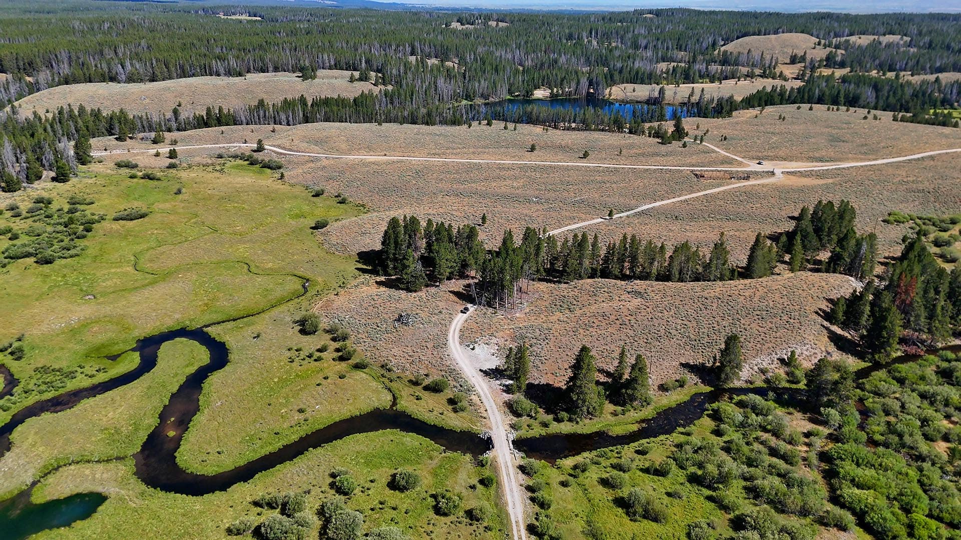 rural landscape montana big hole river ranch