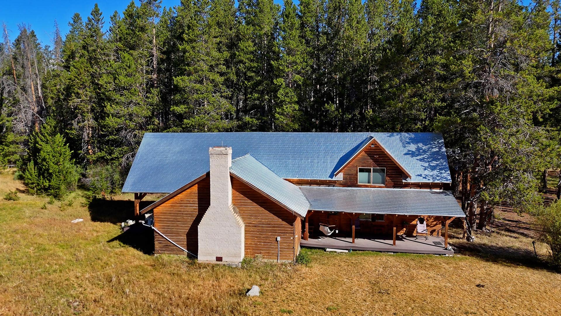 wood cabin montana big hole river ranch