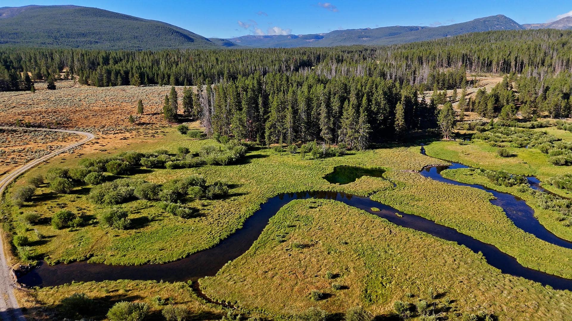 winding river view montana big hole river ranch