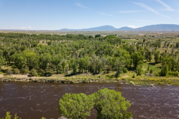 water frontage for sale wyoming saratoga north platte river ranch