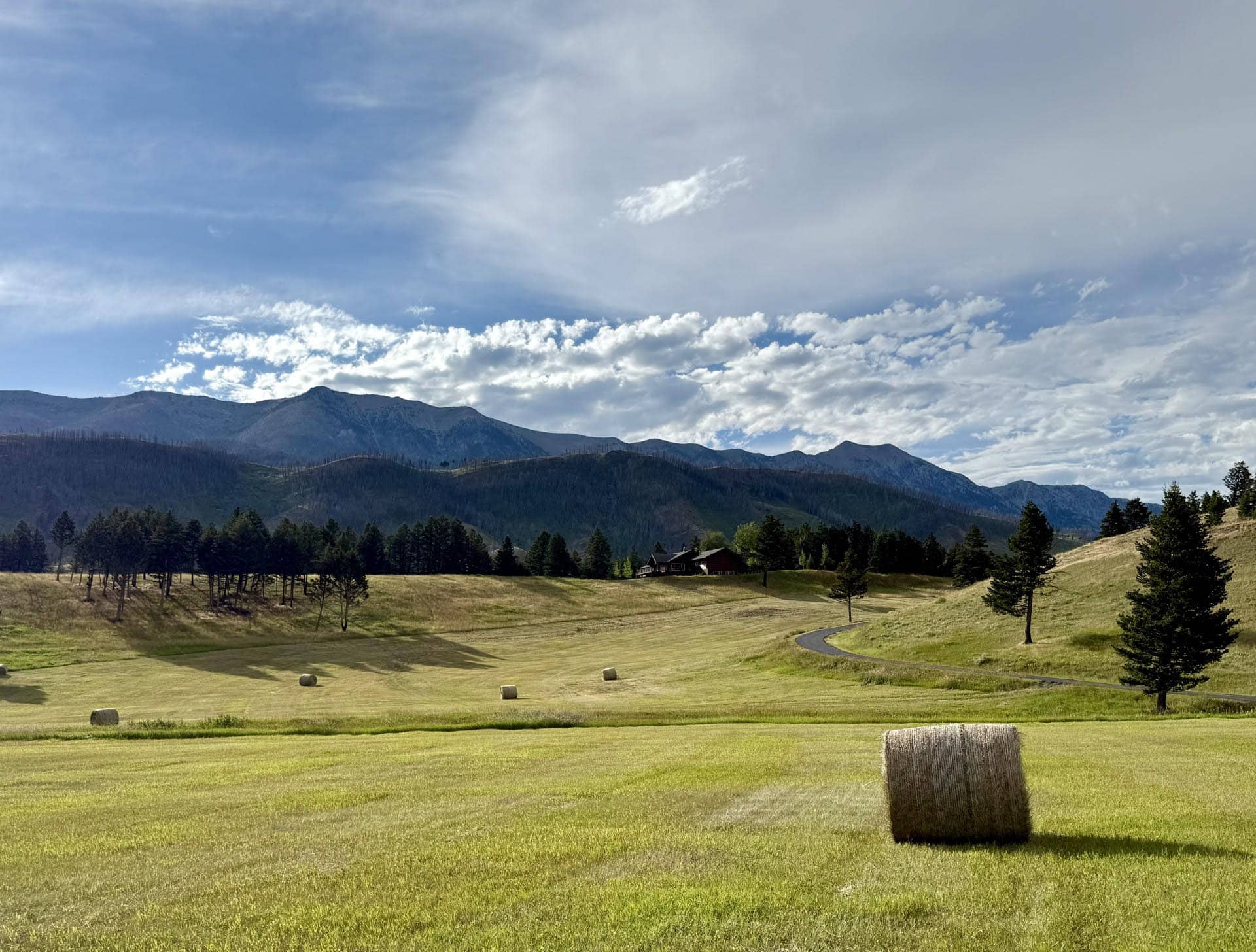 hay bales montana forever west ranch