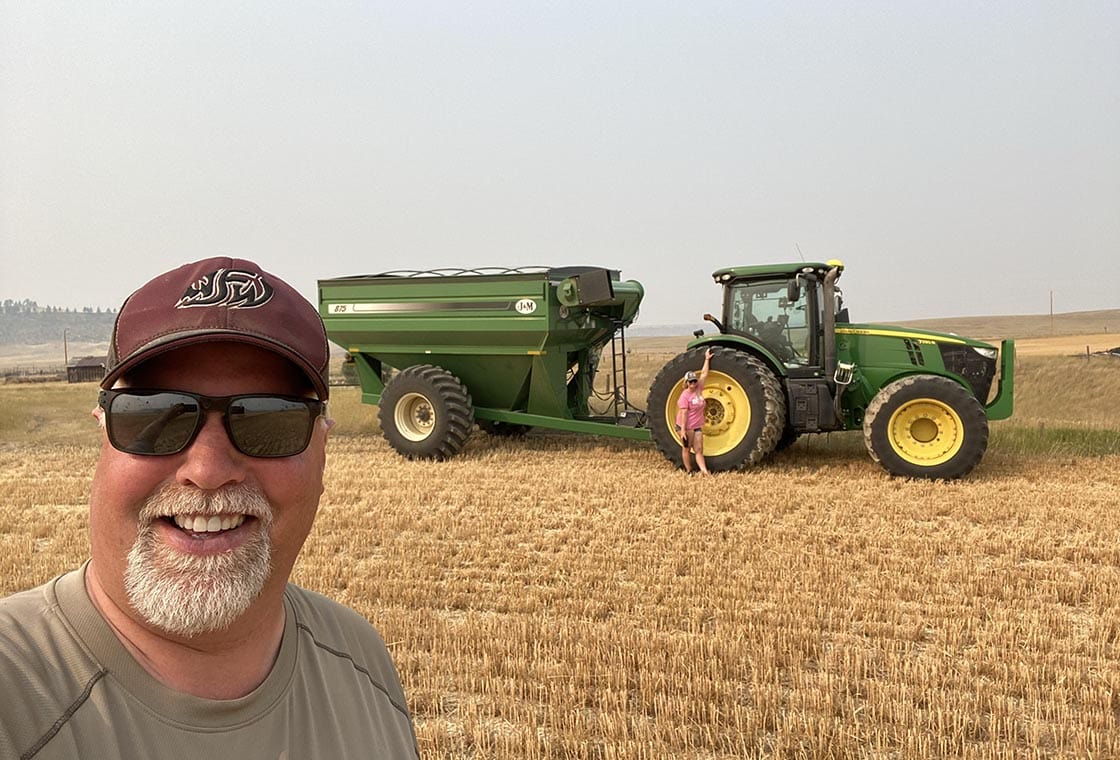 maddie ryan deskins washington brokers combine harvest