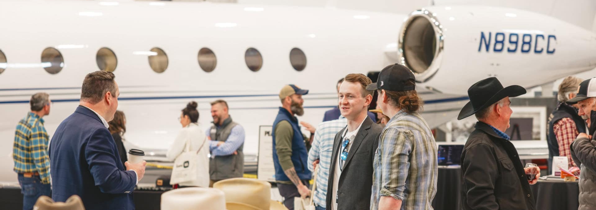 gulfstream tours land investor 10th anniversary hangar party