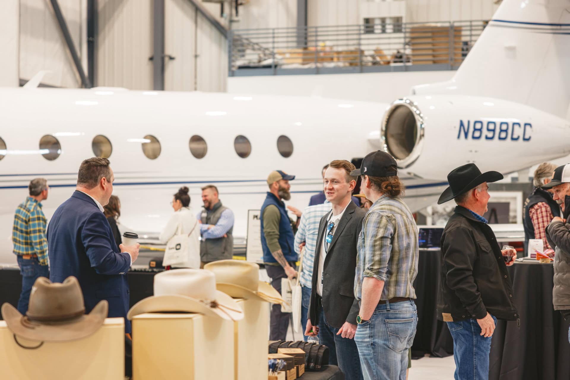 gulfstream tours land investor 10th anniversary hangar party