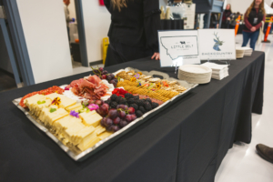land investor 10th anniversary hangar party hors d'oeuvres