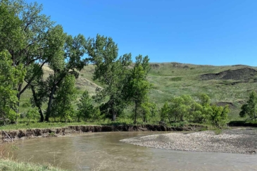 waterfowl hunting land for sale south dakota cheyenne river ranch